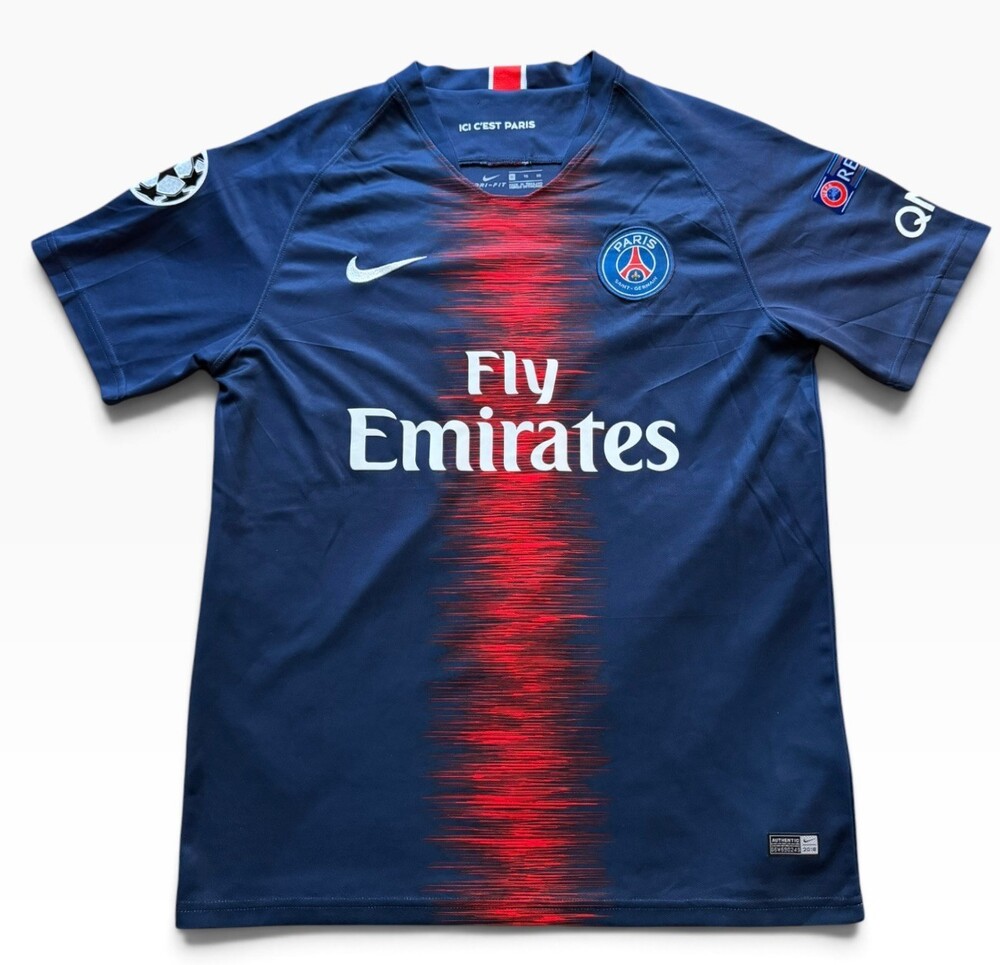 Nike Paris Saint-Germain Edison Cavani #9 2018 Home Football Jersey XL Blue Shir